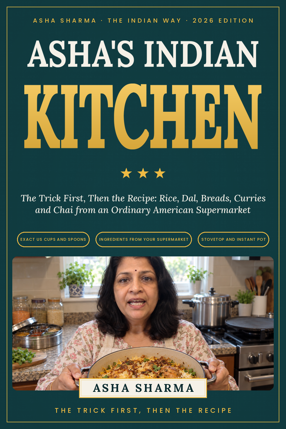 Cover of Asha's Indian Kitchen by Asha Sharma